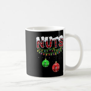 Brust Nuts Matching Kastanien Spaß Weihnachten Paa Kaffeetasse