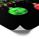 Brust Nuts Matching Kastanien Spaß Weihnachten Paa Poster (Ecke)