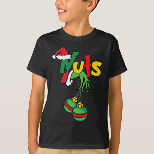 Brust Nuts Matching Kastanien Spaß Weihnachten Paa T-Shirt