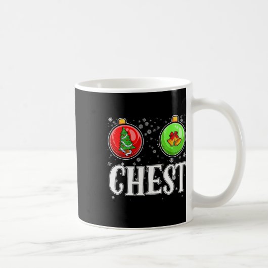 Brust Nuts Matching Kastanien Weihnachtskuppel Nu Kaffeetasse (Rechts)