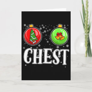 Brust Nuts Matching Kastanien Weihnachtskuppel Nu Karte