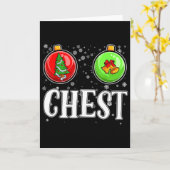 Brust Nuts Matching Kastanien Weihnachtskuppel Nu Karte (Gelbe Blume)
