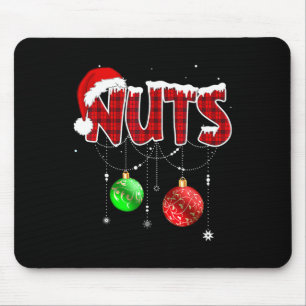 Brust Nuts Matching Kastanien Weihnachtskuppel Nu Mousepad