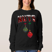 Brust Nuts Matching Kastanien Weihnachtskuppel Nu Sweatshirt (Vorderseite)