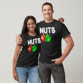 Brust Nuts Matching Kastanien Weihnachtskuppel Nu T-Shirt (Unisex)