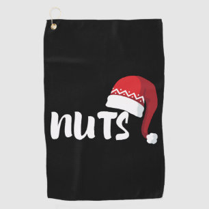 Brust Nuts Paare Weihnachten Coupé Golfhandtuch