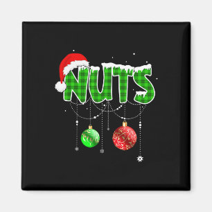 Brust Nuts Spaß Matching Kastanien Weihnachtskuche Magnet