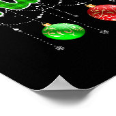 Brust Nuts Spaß Matching Kastanien Weihnachtskuche Poster (Ecke)