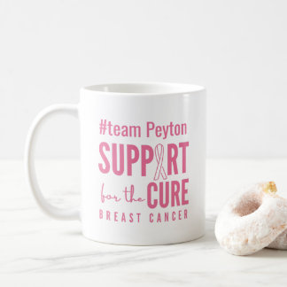 Brust-Tasse #team-Name-Support Kaffeetasse
