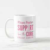 Brust-Tasse #team-Name-Support Kaffeetasse (Links)