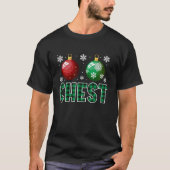 Brust und Nüsse Weihnachten Matching Couple Kastan T-Shirt (Vorderseite)