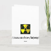 Brustamputationskarte: Symmetrie bohrt Karte (Rückseite)