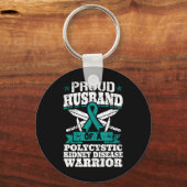 Brustband einer polyzystischen Nierenerkrankung Wa Schlüsselanhänger (Vorderseite)