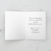 Brustbänder auf einem Baum Karte (Innenseite)