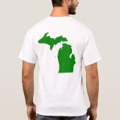 Brustbeeren gegen Haifischt-stück T-Shirt (Rückseite)