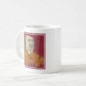 Brustbild von Buffalo Bill Kaffeetasse (Vorderseite Links)