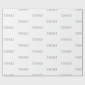 Brustdehnung Geschenkpapier (Flach)