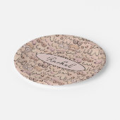 Brüste Pappteller (Schrägansicht)