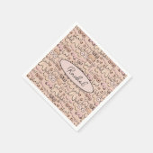 Brüste Serviette (Ecke)