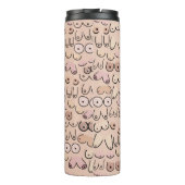 Brüste Thermosbecher (Rückseite)