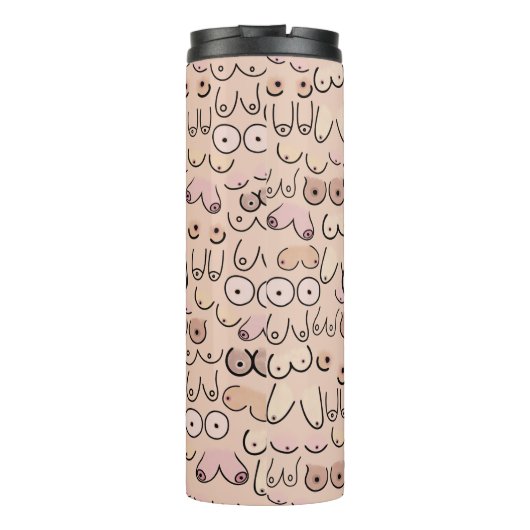 Brüste Thermosbecher (Rückseite)