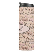 Brüste Thermosbecher (Nach rechts gedreht)