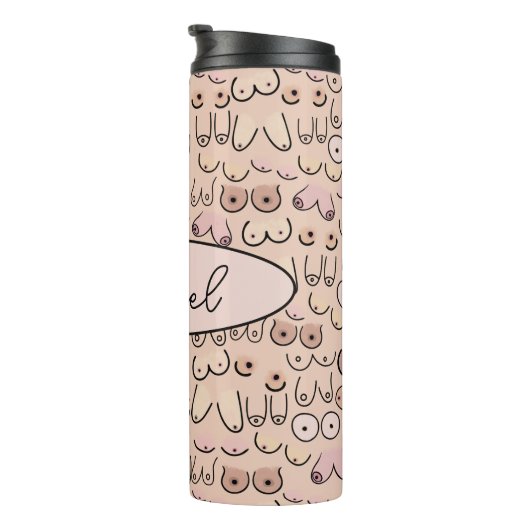 Brüste Thermosbecher (Nach rechts gedreht)