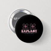 Brustimplantatkrankheit Button (Vorne & Hinten)