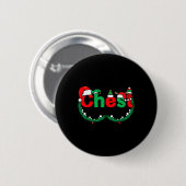 Brustkerne Matching Paare Kastanien Funny Christ Button (Vorne & Hinten)