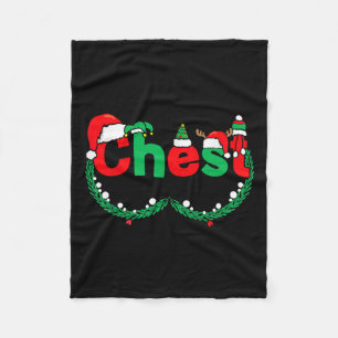 Brustkerne Matching Paare Kastanien Funny Christ Fleecedecke