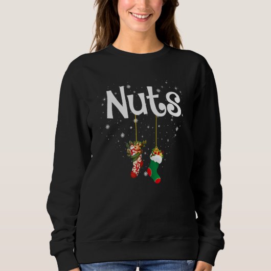 Brustkerne Paare Weihnachtssocken passen Chesta Sweatshirt (Vorderseite)