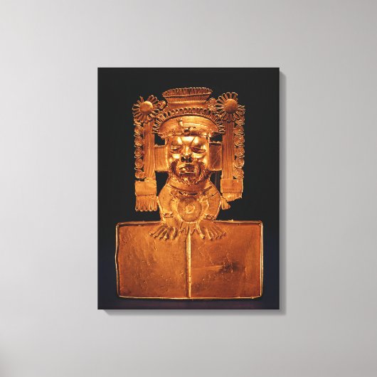 Brustkorb des Gottes Xipe Totec Leinwanddruck (Vorderseite)