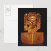 Brustkorb des Gottes Xipe Totec Postkarte (Vorne/Hinten)