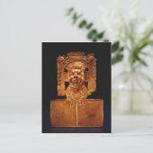 Brustkorb des Gottes Xipe Totec Postkarte (Stehend Vorderseite)