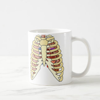Brustkorb-Lungen u. Herz Kaffeetasse