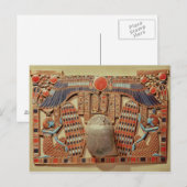 Brustkorb mit geflügeltem Tuch Postkarte (Vorne/Hinten)