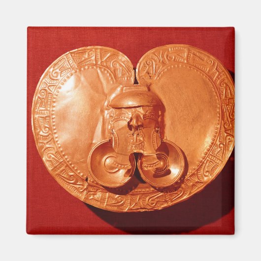 Brustkorb mit menschlichem Gesicht Magnet (Vorne)