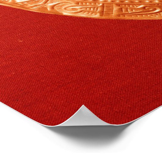 Brustkorb mit menschlichem Gesicht Poster (Ecke)