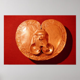 Brustkorb mit menschlichem Gesicht Poster