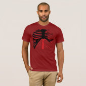 Brustkorb (Rot/Schwarzes) T-Shirt (Vorne ganz)