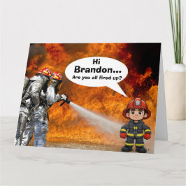 BRUSTKRAFTFAHRZEUG Geburtstagskarte Karte