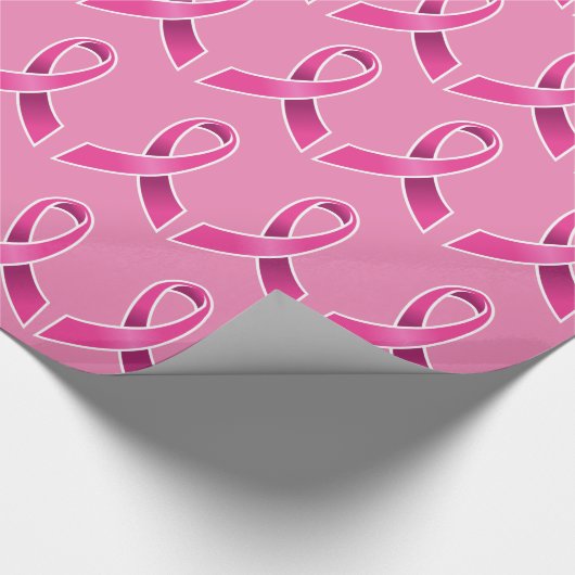 Brustkrebs 30 cm x 2,5 m Wrapping Paper Geschenkpapier (Ecke)