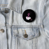 Brustkrebs-Aufklärung der Krankenschwester Rosa Ri Button (Beispiel)