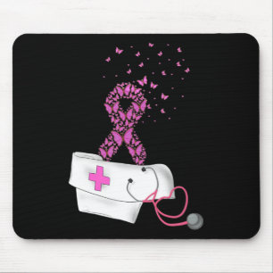 Brustkrebs-Aufklärung der Krankenschwester Rosa Ri Mousepad