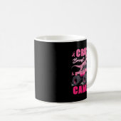 Brustkrebs-Aufklärungsmonster Truck Toddle Kaffeetasse (VorderseiteRechts)