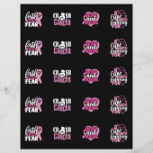 Brustkrebs-Aufkleber (Vorderseite)