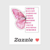 Brustkrebs-Aufkleber für PinkOctober Aufkleber (Blatt)