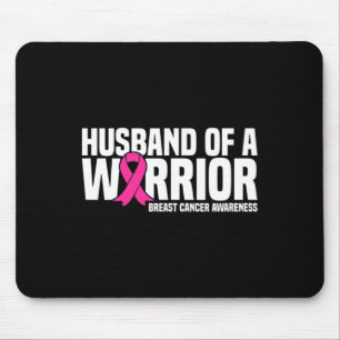 Brustkrebs-Awa, ein Mann eines Kriegers, rosa Ribb Mousepad