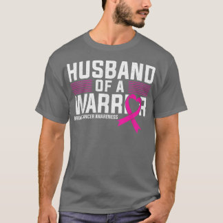 Brustkrebs-Awa, ein Mann eines Kriegers, rosa Ribb T-Shirt