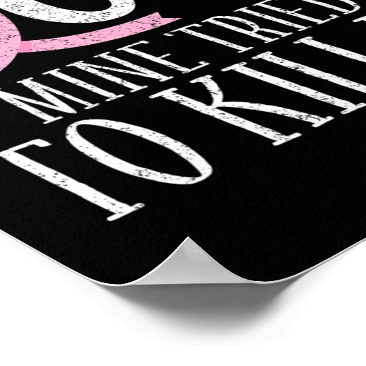 Brustkrebs Aware Karo Ihr Muttertier versucht, Poster (Ecke)